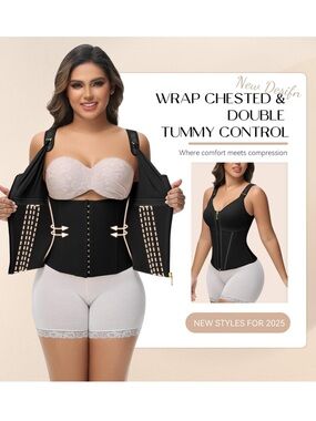 SHAPSHE Waist Trainer Corset Tummy Control Sport Body Shaper Vest Postpartum